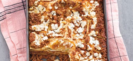 Lasagnes de courgettes à la viande hachée