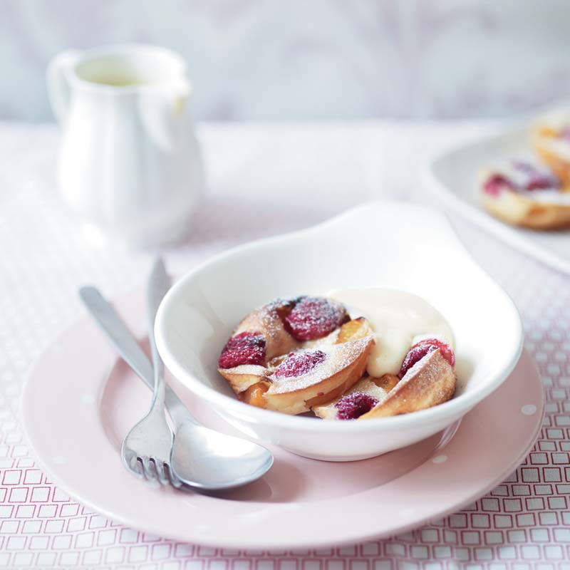ViktVäktarna - Popovers med nektarin och hallon