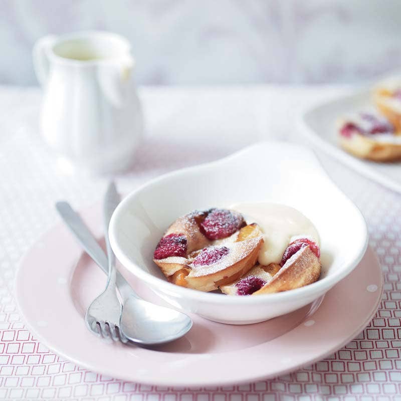ViktVäktarna - Popovers med nektarin och hallon
