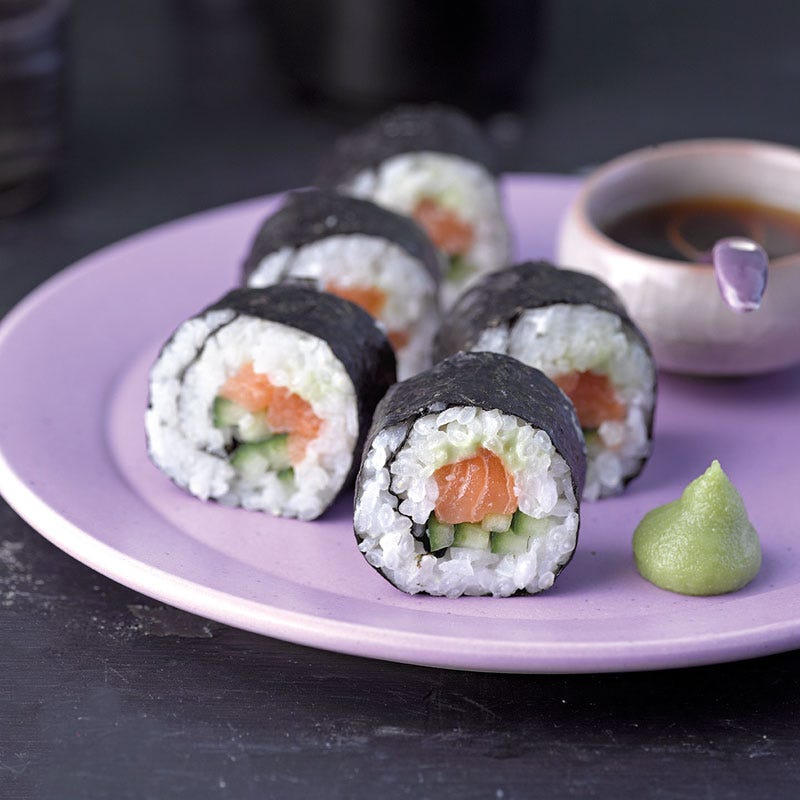 Maki mit Lachs
