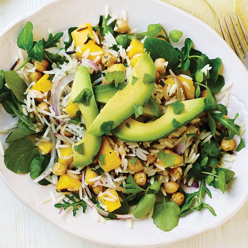 Photo of Mango, avocado & chickpea rice salad by WW