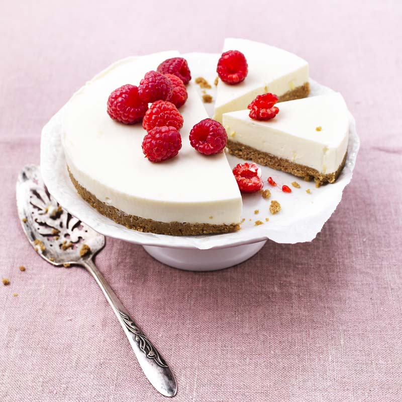 ViktVäktarna - Cheesecake med hallon och ingefära