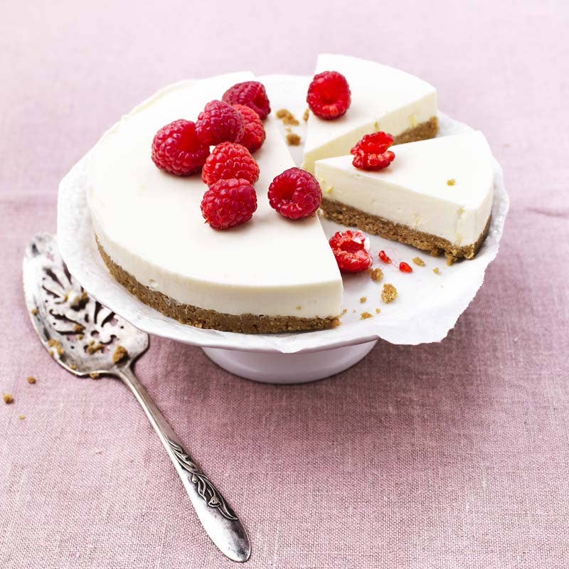 ViktVäktarna - Cheesecake med hallon och ingefära