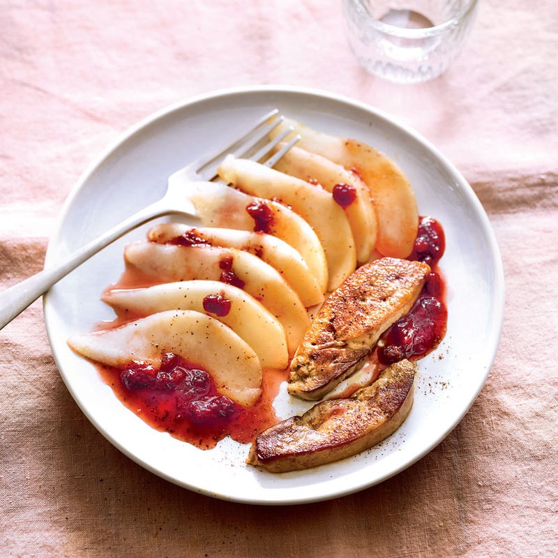 Photo de/du Foie gras poêlé à la poire par WW