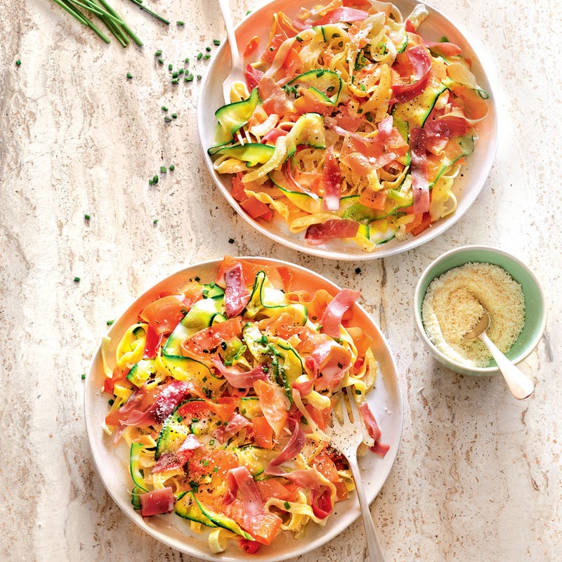 Photo de/du Pâtes à la carbonara par WW