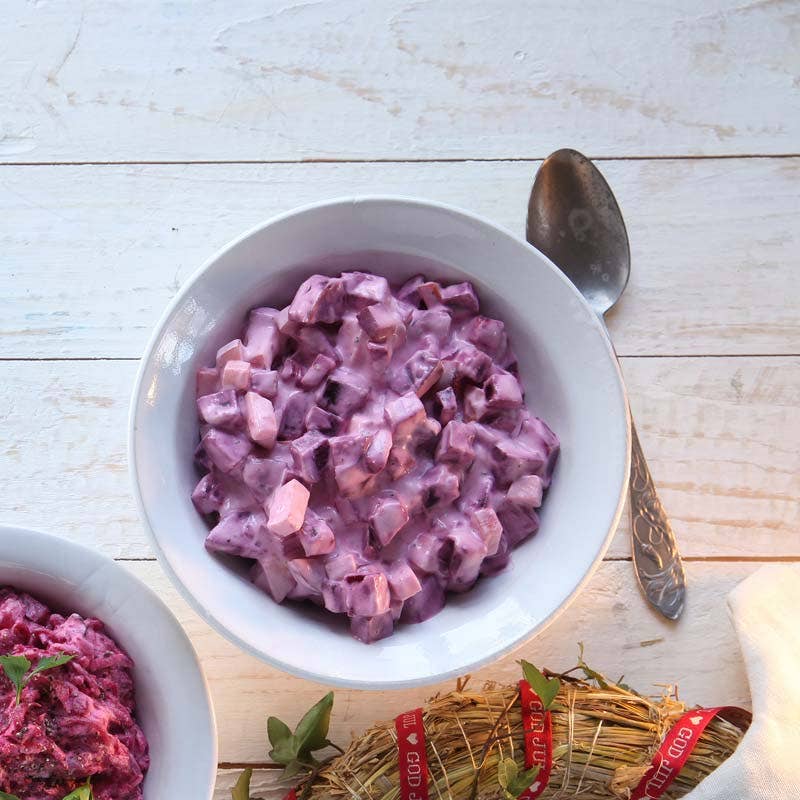 ViktVäktarna - Rödbetssallad med yoghurtdressing