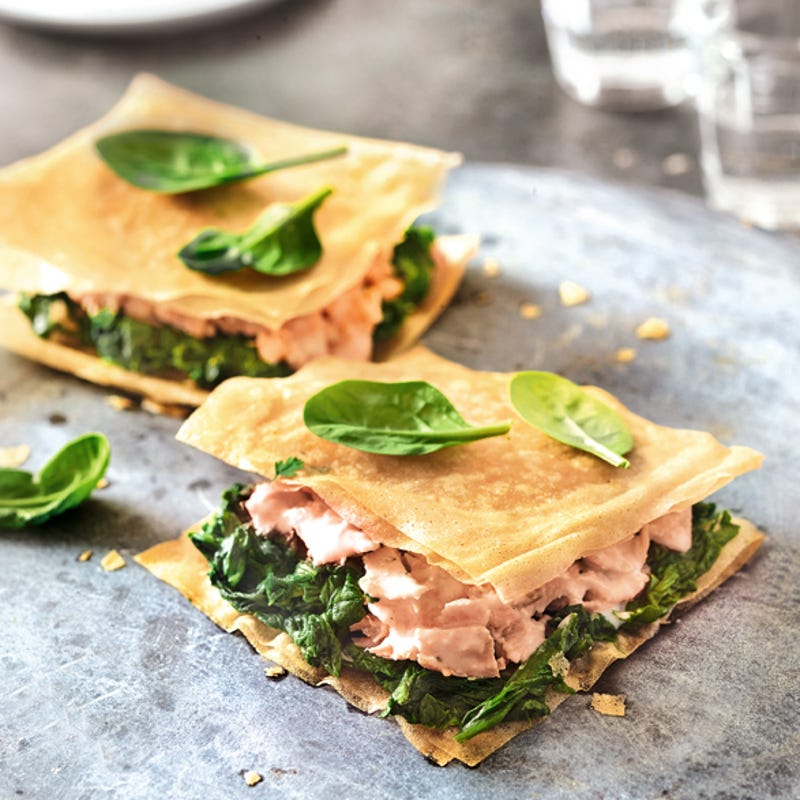 Photo de/du Feuilleté de saumon et épinards par WW