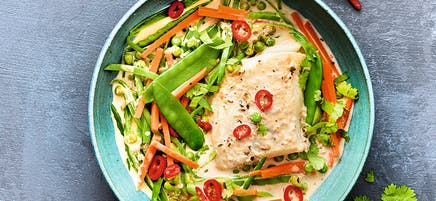Curry thaï de poisson au lait de coco