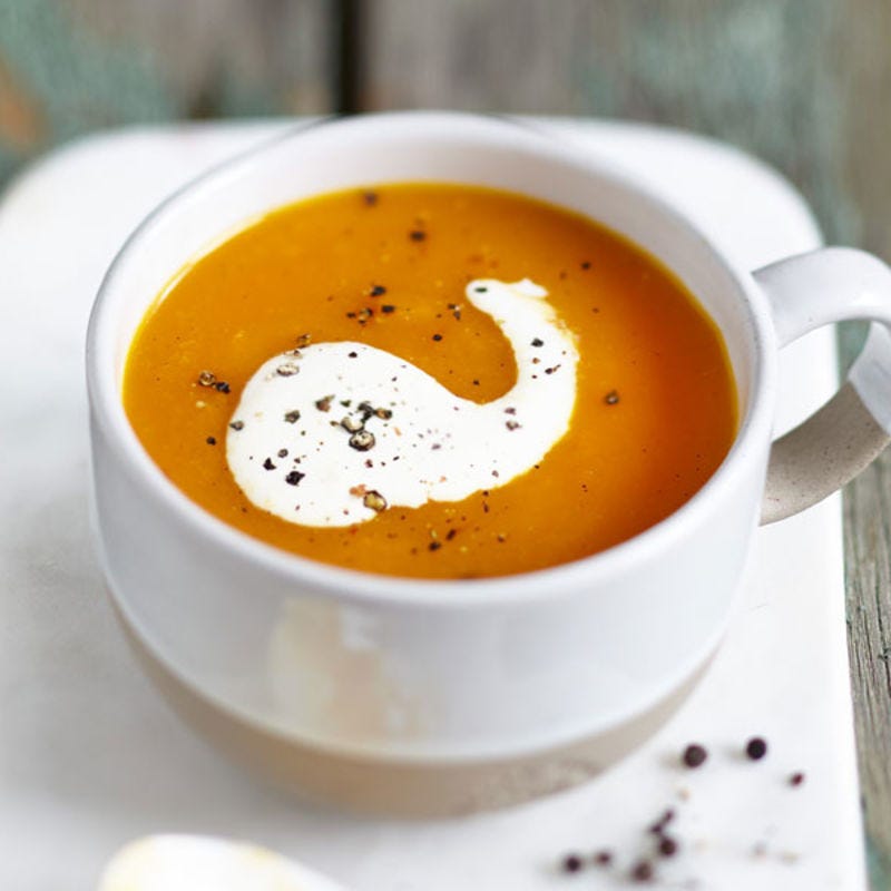 Karotten-Vanille-Suppe