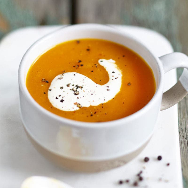 Karotten-Vanille-Suppe