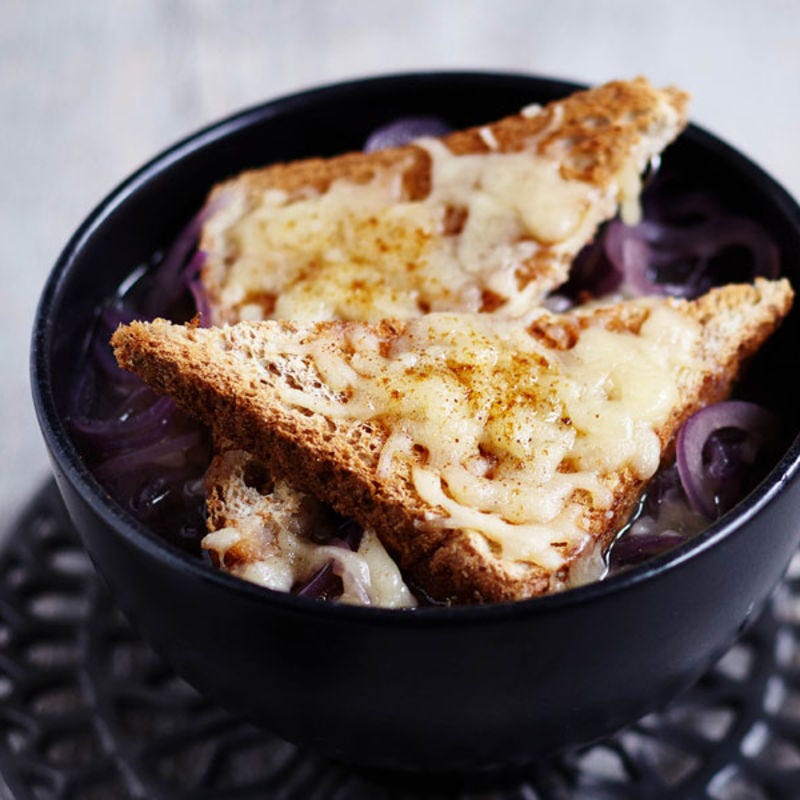 Gratinierte Zwiebelsuppe