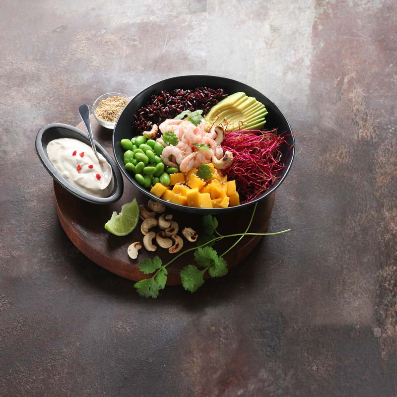 ViktVäktarna - Poké bowl med räkor