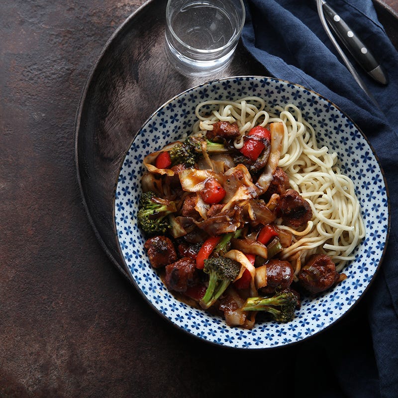 ViktVäktarna - Seitanwok teriyaki