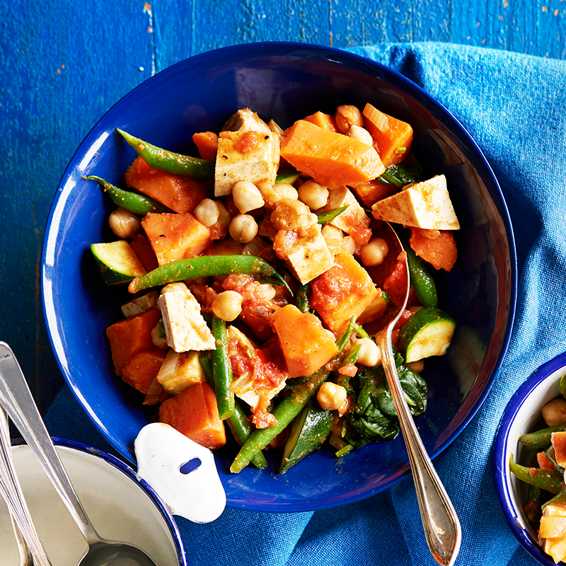 Photo of Sweet potato, chickpea and spinach curry by WW