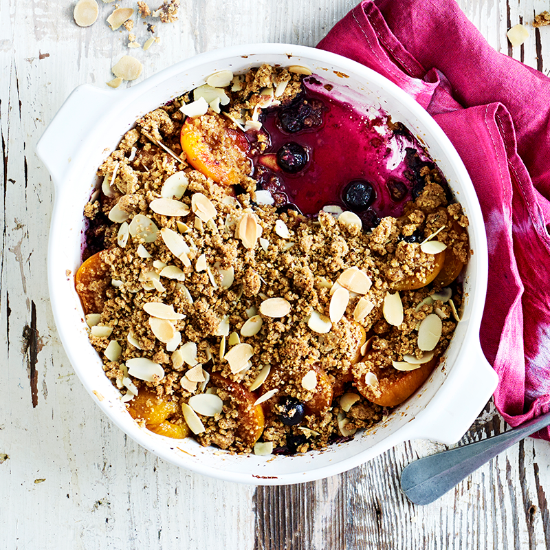 Photo of Apricot, blueberry and nut crumble by WW