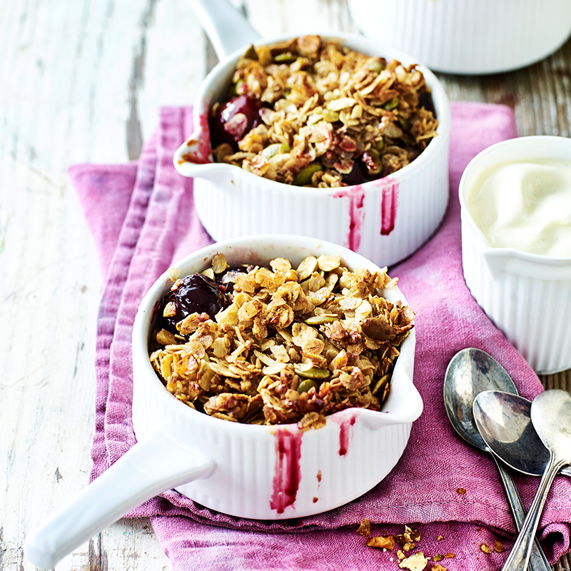 Photo of Cherry and muesli crumble by WW