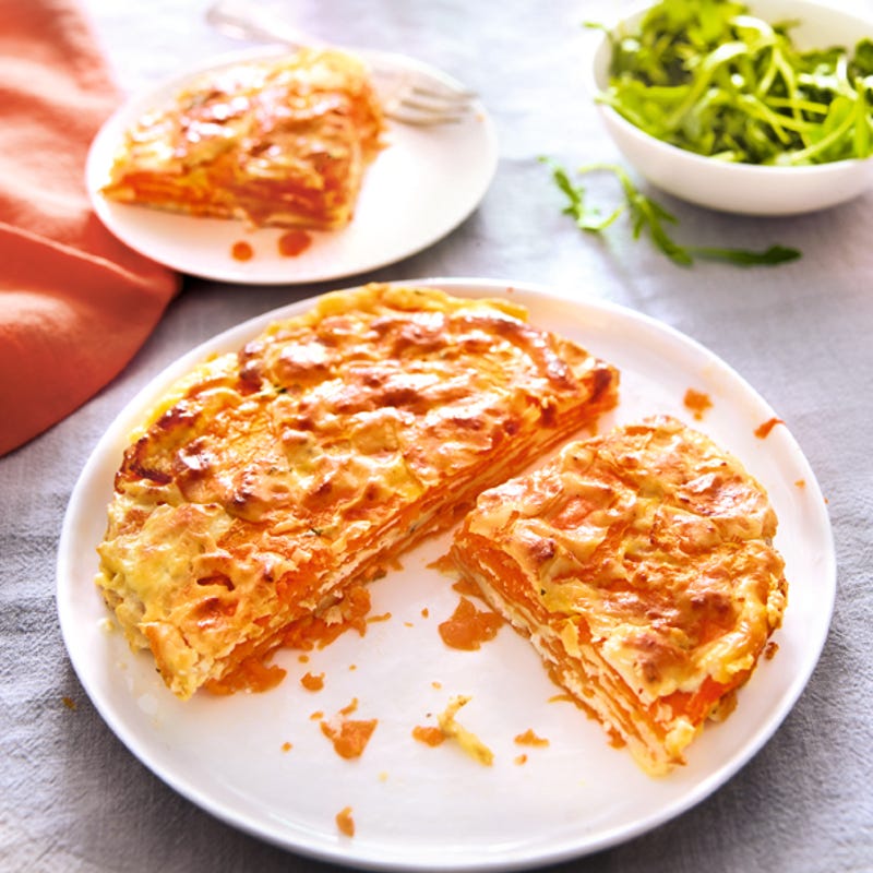 Photo de/du Gâteau invisible potiron-chèvre-basilic par WW