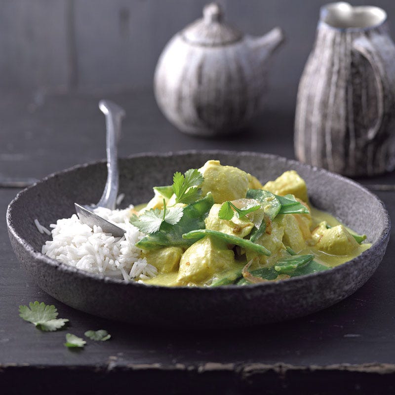 Chicken Korma mit Basmatireis
