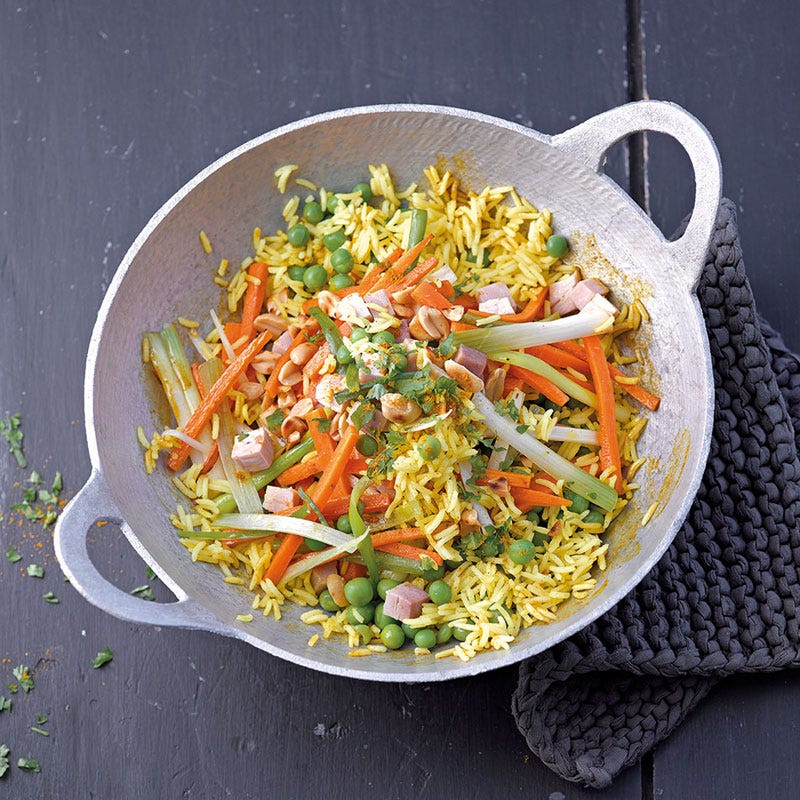 Gebratener Reis mit Gemüse