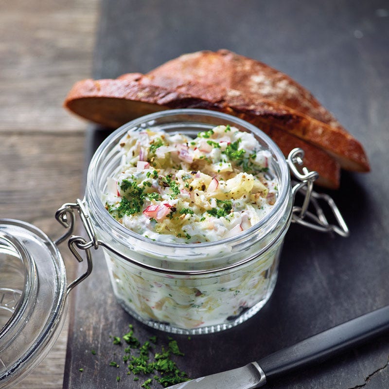 Radieschen-Quark-Creme