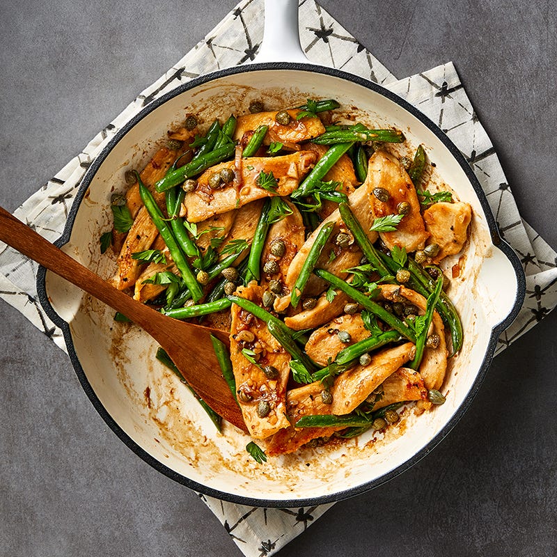 Chicken piccata stir-fry