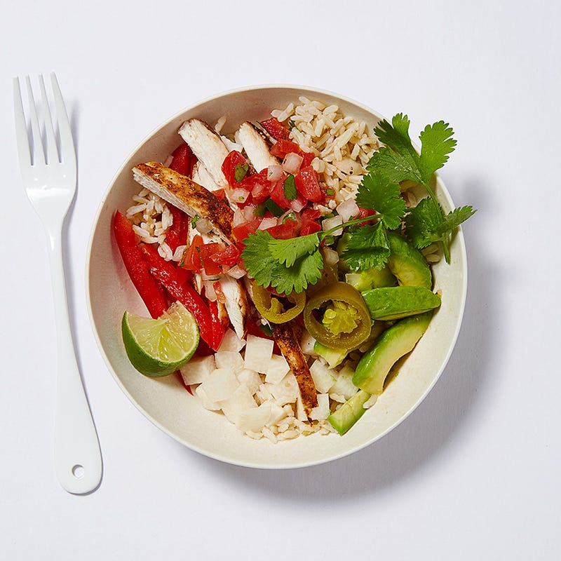 Photo of Chicken Fajita Rice Bowls by WW