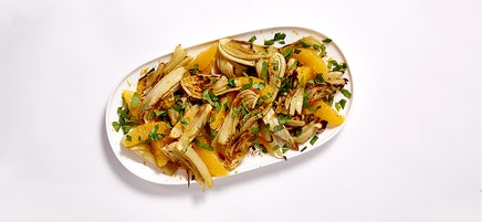Roasted fennel with orange and basil