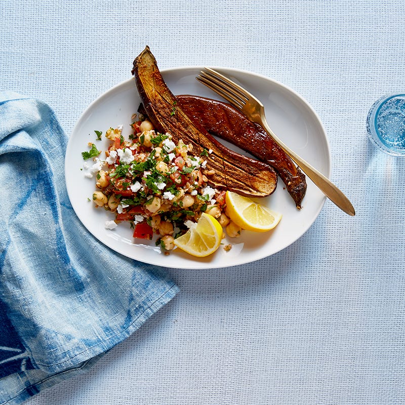 Photo of Spice-roasted eggplant with preserved lemon tabouli by WW