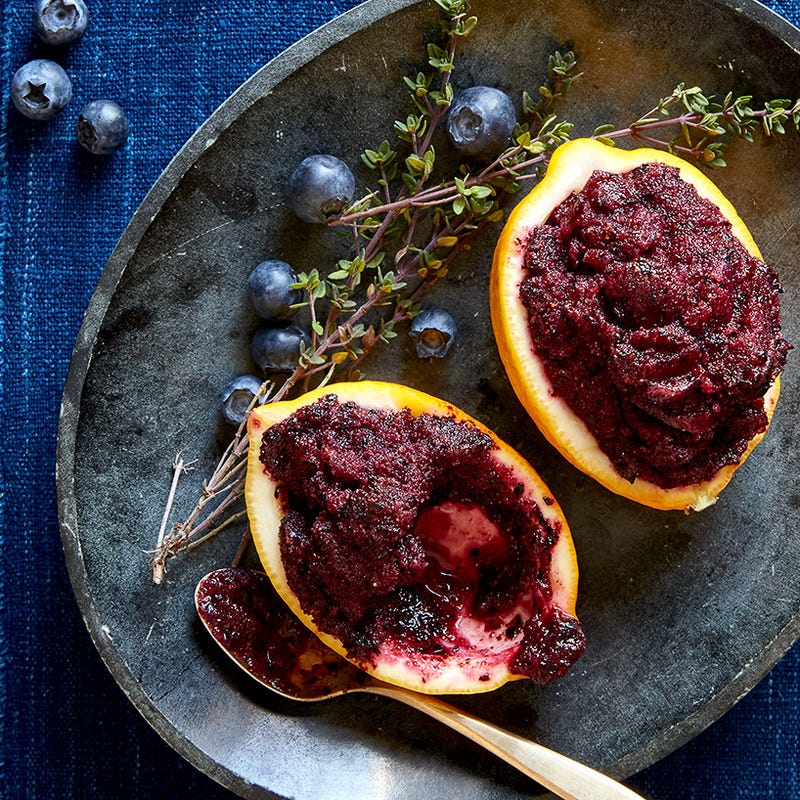 Photo of Blueberry-Meyer lemon sorbet with thyme by WW