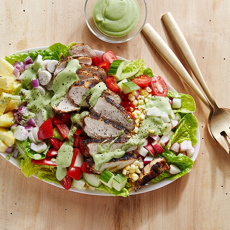 Photo of Chicken Cobb Salad with Creamy Avocado-Lime Dressing by WW