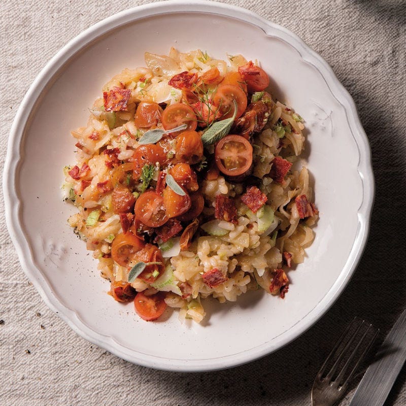 Chorizo-Fenchel-Risotto