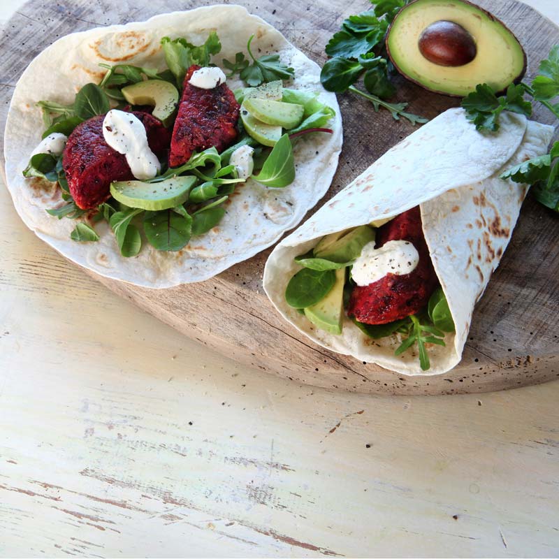 ViktVäktarna - Rödbetsbiffar med linser och kikärtor