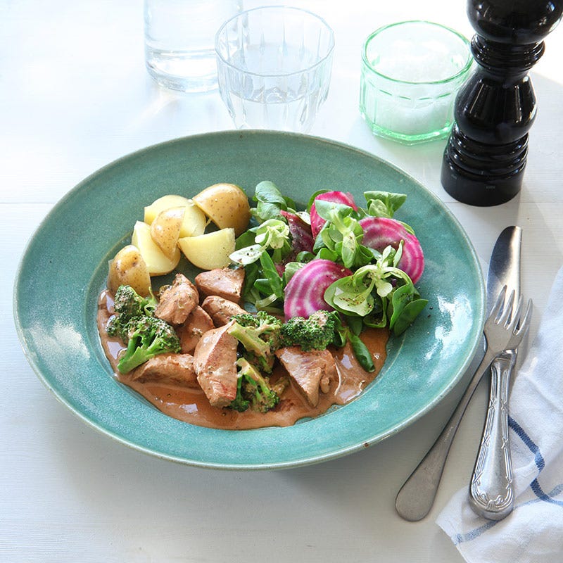 Fläskytterfilé med balsam- och salviasås