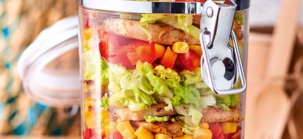 Salade de volaille en bocal