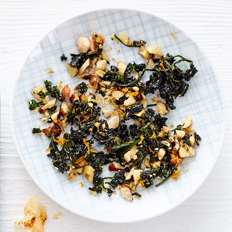 Petersilien-Orangen-Nuss-Topping