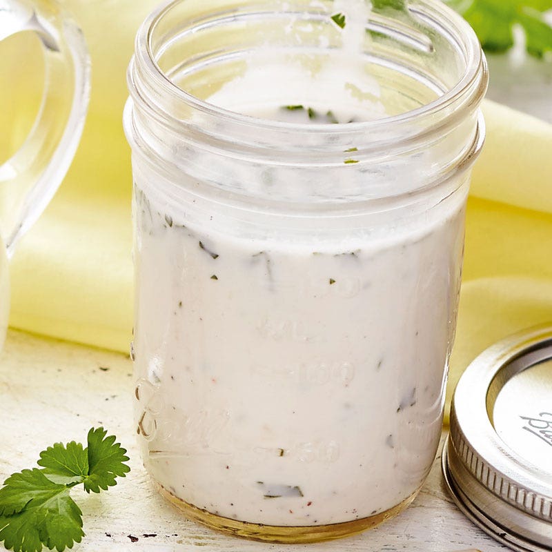 Kokosnussmilch-Limetten-Dressing