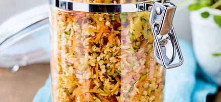 Orientalischer Curry-Bulgursalat