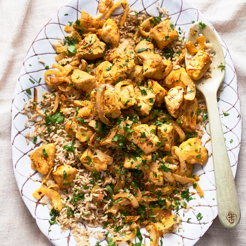 Photo of Middle Eastern chicken with rice by WW