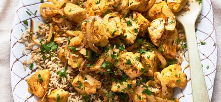 Middle Eastern chicken with rice