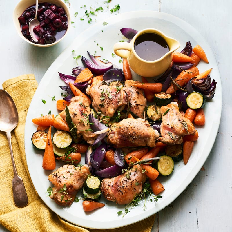 Photo of Chicken & vegetable traybake by WW