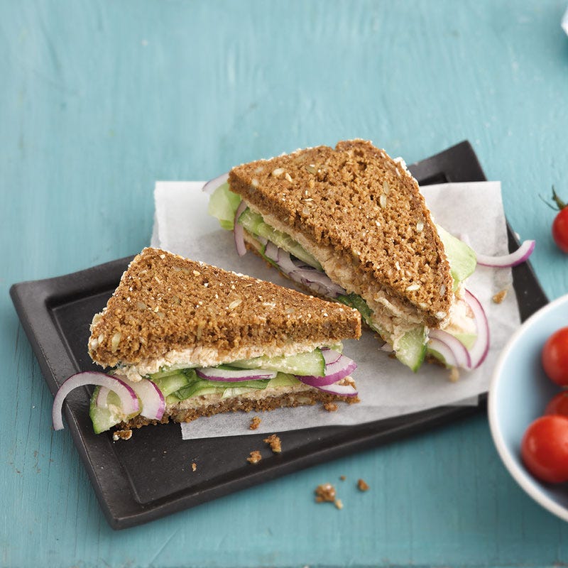 Sandwich mit Thunfischcreme