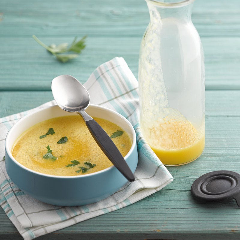Kartoffel-Karotten-Suppe mit Ingwer
