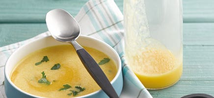 Kartoffel-Karotten-Suppe mit Ingwer