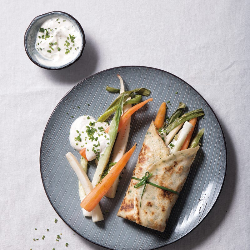 Schnittlauchpfannkuchen