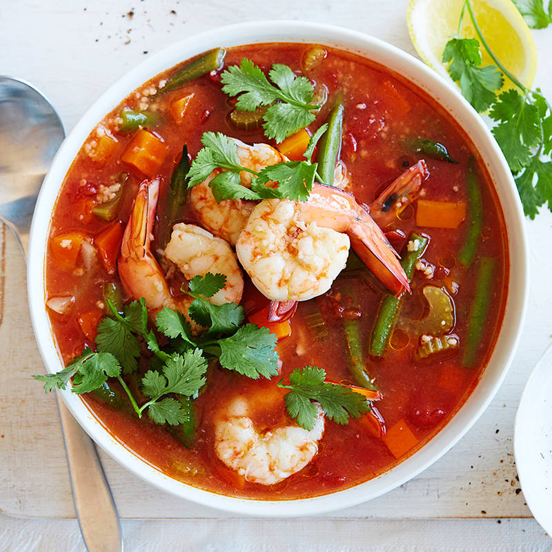Photo of Couscous soup with prawns by WW