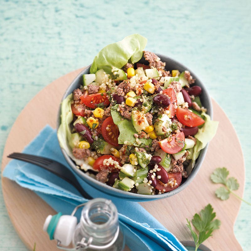 Würzige Quinoa-Bowl