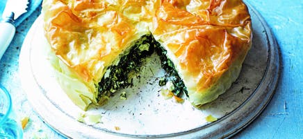 Brunch-style spanakopita