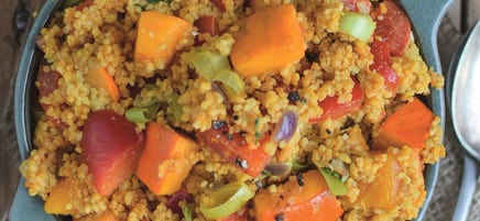 Curry de potiron et couscous