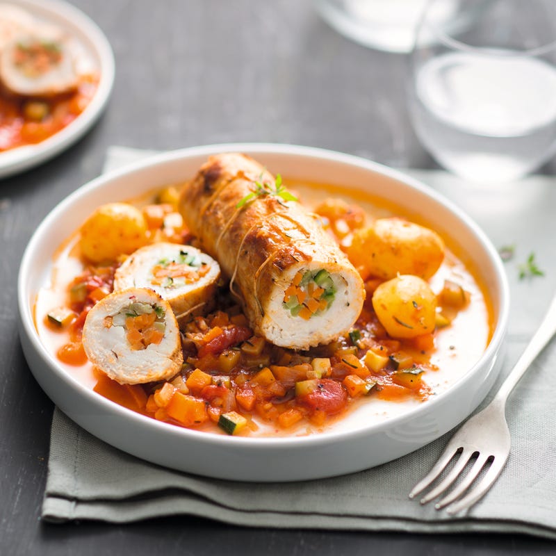 Photo de/du Paupiettes de veau aux petits légumes par WW