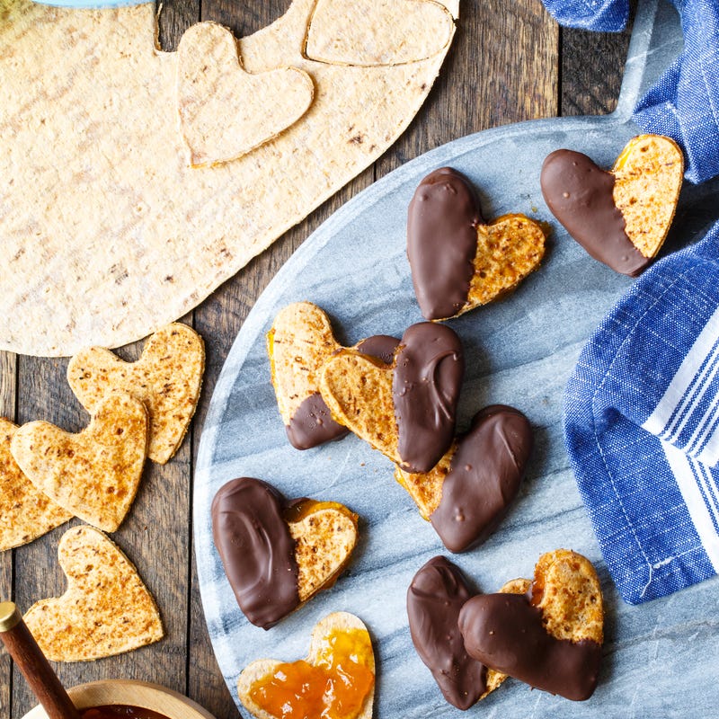 Photo of Mango chocolate hearts by WW